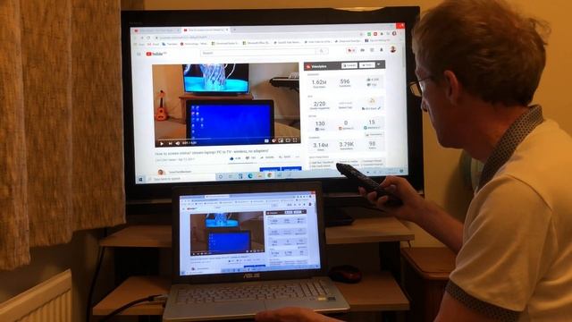How to Connect Laptop Screen to TV with HDMI Cable 2020 смотреть онлайн