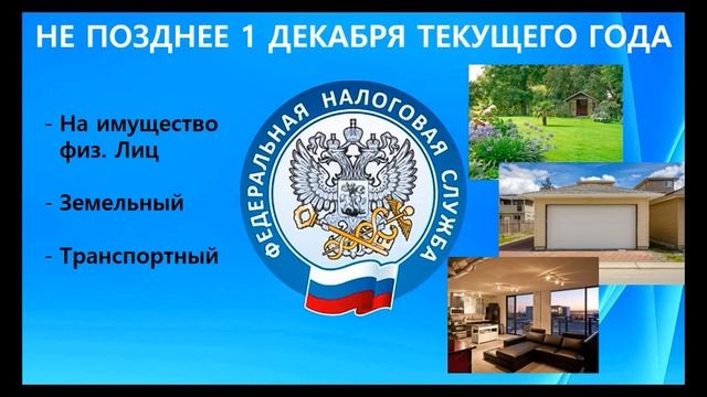 Ролик информационного характера «Про налоги, сборы и сроки их оплаты» смотреть онлайн