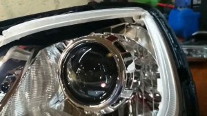 Рено Дастер тюнинг фар, установка би линз OLLO 2,5 fog, ксенон OLLO can. Автолайт автосвет