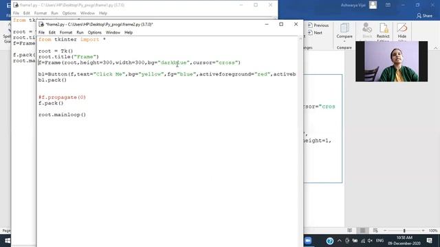 Python Lecture69(Creating Frame, Widgets, Button, Button with events) смотреть онлайн
