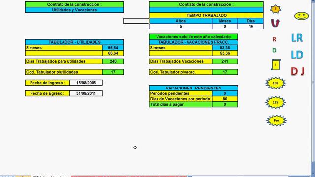 Contrato de la construcción 2011 liquidación de prestaciones sociales смотреть онлайн