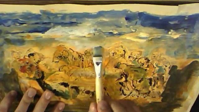 ILYA REPIN Reproduction acrylic painting/Как нарисовать репродукцию картины Репина И Е смотреть онлайн