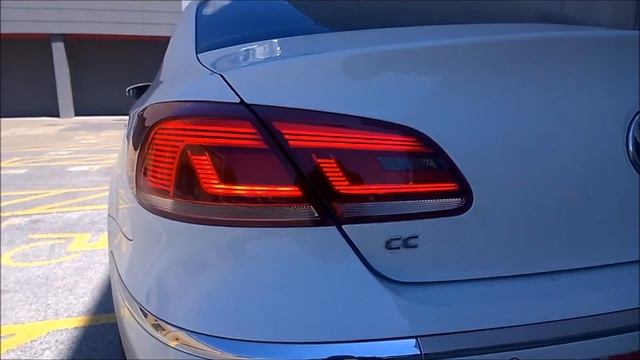 VW Passat B7 CC, MY2015 - rear DRL lights activation - vključitev zadnjih dnevnih luči смотреть онлайн