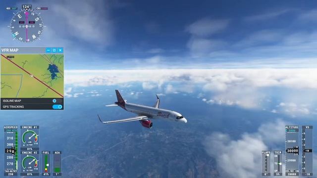 LIVE! Flight Jakarta to Yogyakarta Airbus A320 Neo Batik Air - Microsoft Flight Simulator 2020 смотреть онлайн
