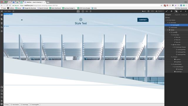 Creating an angled edge website header in Webflow смотреть онлайн