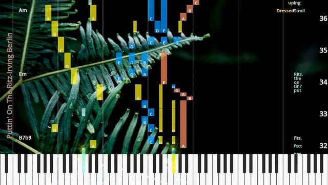 Chord  Lyrics Puttin On The Ritz Irving Berlin Synthesia Piano