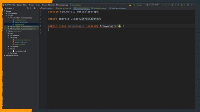 #6 Create Music Player Tutorial - Android Studio | Read Songs from Phone | تطبيق مشغل أغاني смотреть онлайн