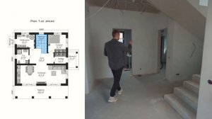 Двухэтажный Дом 10x10 планировка обзор