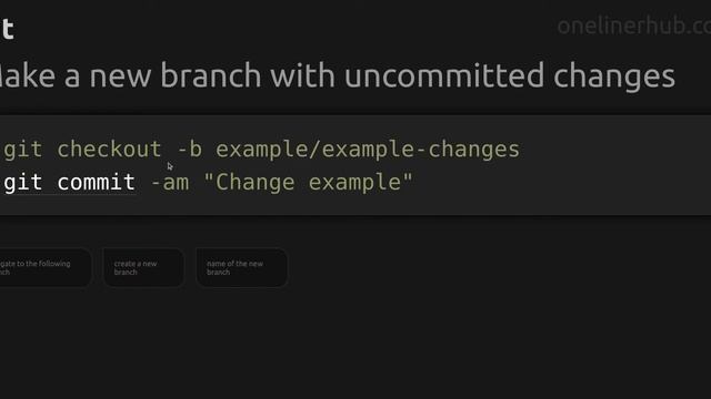 Make a new branch with uncommitted changes #ffmpeg смотреть онлайн