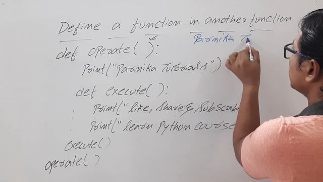 L 47: FUNCTION INSIDE A FUNCTION | PYTHON COURSE FOR BEGINNERS смотреть онлайн