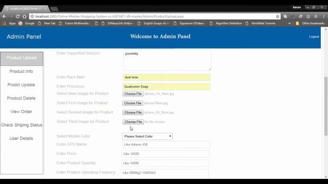 Mini Project || Online Mobile Shop website || ASP.NET смотреть онлайн