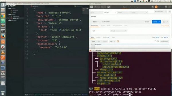 Node.js - npm install