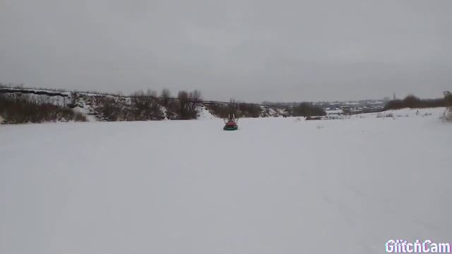 Аэролодка, новогодние катания. смотреть онлайн