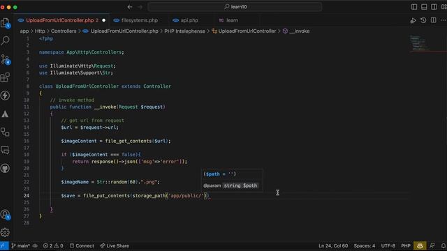 Laravel code snippet : How to Upload Images from URL with Ease смотреть онлайн