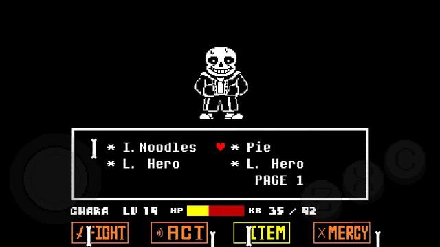 Undertale Sans fight android смотреть онлайн