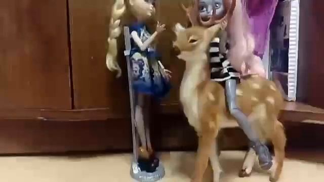 Олень дома? Мой первый stop motion. смотреть онлайн