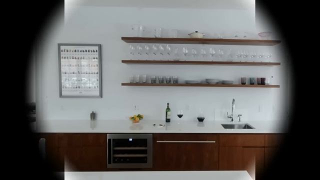 Открытые полки в кухонном интерьере смотреть онлайн