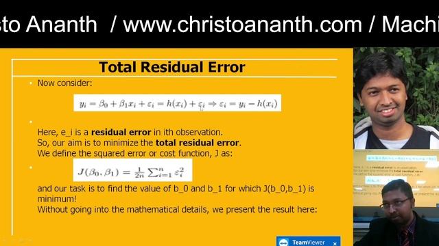 Christo Ananth - Linear Regression - Cost function, Scatter Plot, Residual Error - Machine Learning смотреть онлайн
