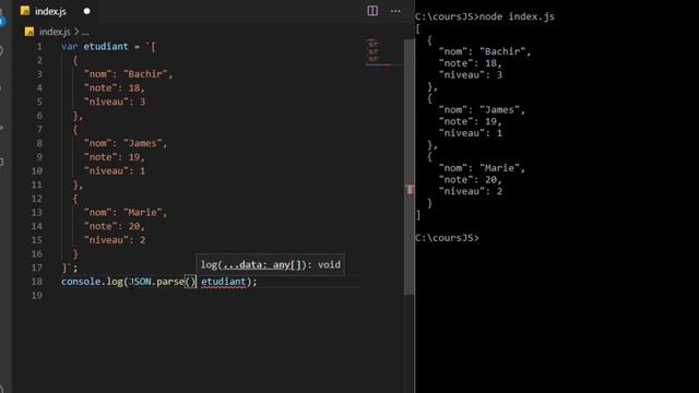 Apprendre la programmation en JavaScript: Comprendre JSON смотреть онлайн