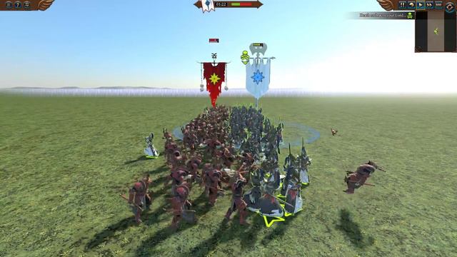 Swordmasters of Hoeth VS Chosen of Khorne (Dual Weapons). Total War Warhammer 3 смотреть онлайн