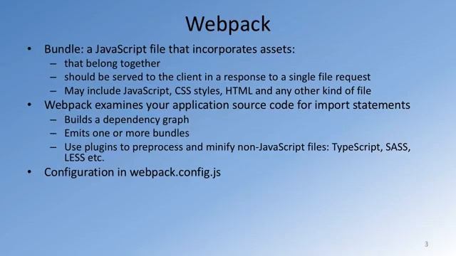 67. Introduction to Webpack смотреть онлайн
