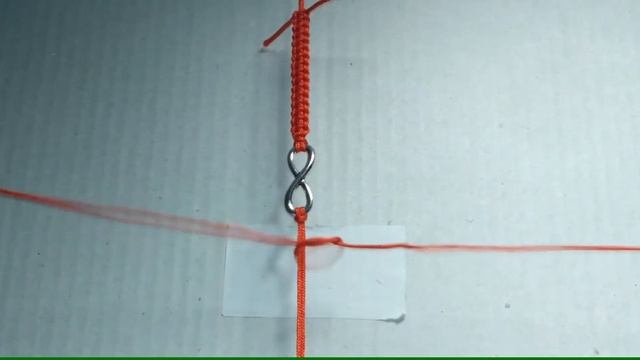 Браслет макраме с бесконечностью / как сделать браслет с коннектором / браслет Бесконечность смотреть онлайн