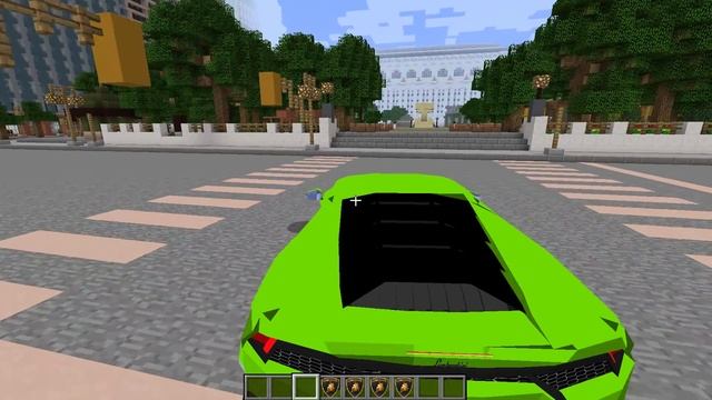 Minecraft LAMBORGHINI MOD / DRIVE FAST AND EXPENSIVE CARS AROUND MINECRAFT!! Minecraft смотреть онлайн