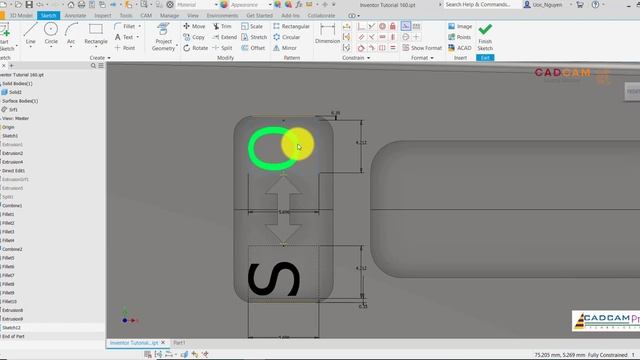 Inventor 2020 Tutorial #161 | 3D TEXT & Emboss смотреть онлайн