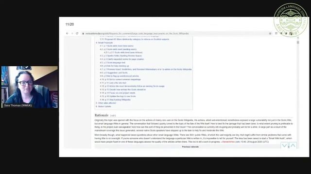 Scots Wiki – moving forward (Arctic Knot Conference 2021) смотреть онлайн