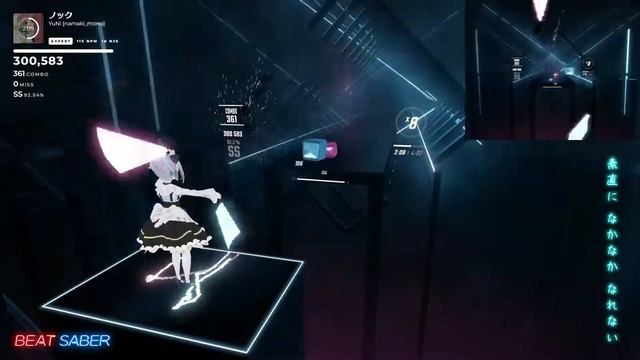 【BeatSaber】ココロノック / YuNi【低スペックPCとOculus Quest 2だけでトラッキング】 смотреть онлайн