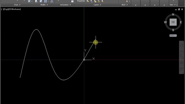 Wavy line AutoCAD смотреть онлайн