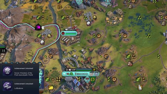 nuking my own capital for Steam achievements [Civilization VI] смотреть онлайн