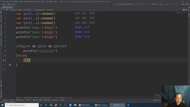 Ejercicio.- Juego de azar con dados (Curso de Kotlin desde cero [29])??? смотреть онлайн