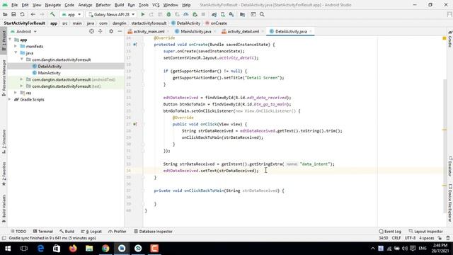 StartActivityForResult trong Android và cách xử lý khi bị Deprecated - [Android Tutorial - #53] смотреть онлайн