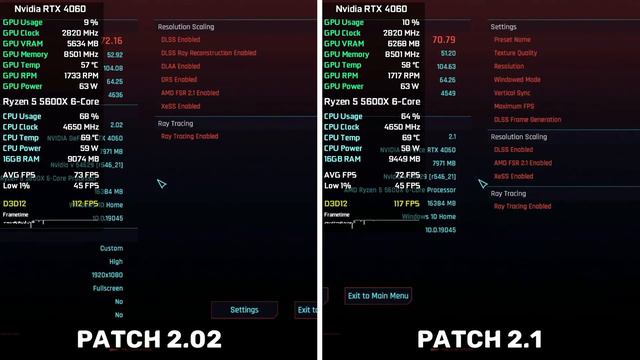 Cyberpunk 2077 - Patch 2.02 vs Patch 2.1 смотреть онлайн