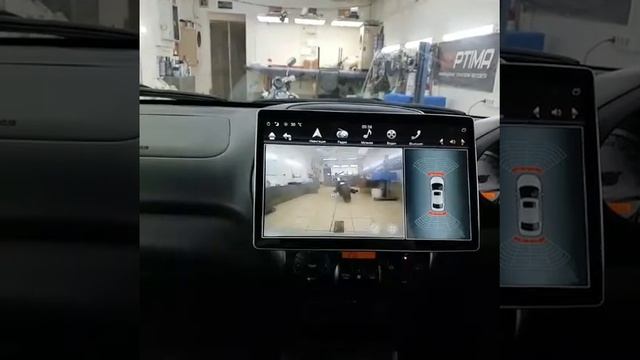 Универсальная магнитола Klyde KD-1280-P6 в стиле Tesla экран 12,1" Купить Обзор смотреть онлайн