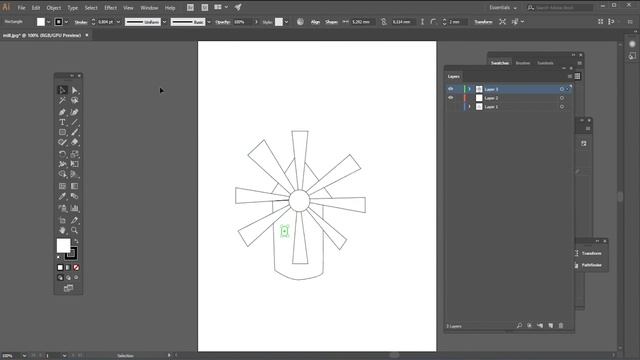 Отрисовать логотип в Иллюстраторе. Сделать векторную картинку из фото в Кореле. смотреть онлайн