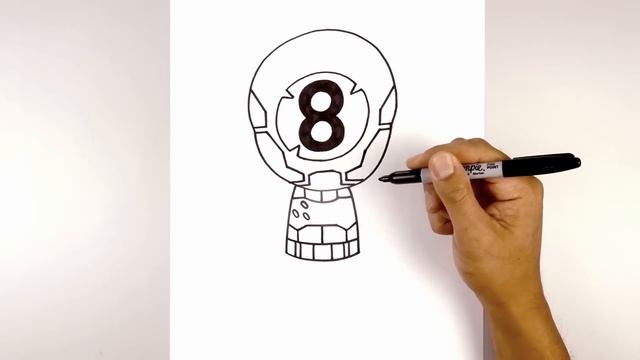 How to Draw 8 BALL | NEW Fortnite Chapter 2 Skin смотреть онлайн