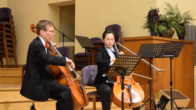 Telemann Canonic Sonata No.2 - Cello Duo смотреть онлайн