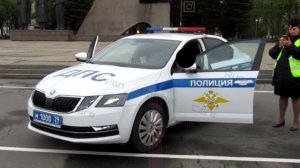 INTERESTING | Škoda Octavia Police with siren yelp, horn and manual / Škoda Octavia ДПС внутри