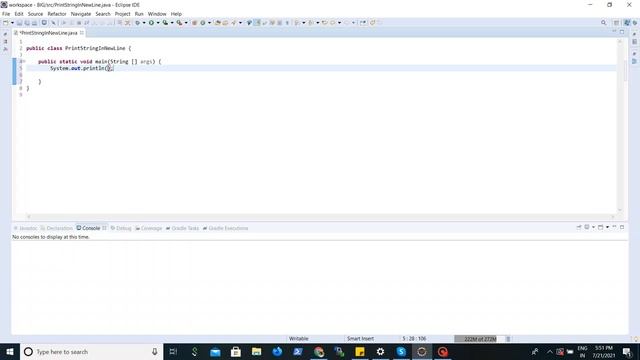 Learn how to write code to print text in new line in java . смотреть онлайн