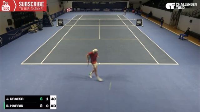 Jack Draper vs Billy Harris ATP CHALLENGER Bergamo (Highlights) смотреть онлайн
