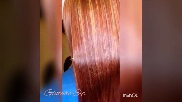 Hair colour and Estel Thermo Keratin treatment смотреть онлайн