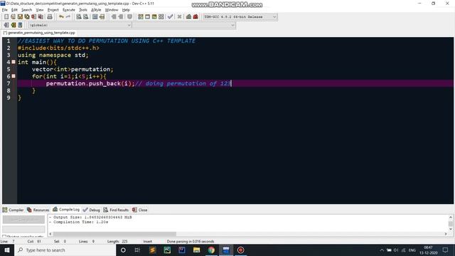 Easiest way to generate permutation using C++ templates смотреть онлайн