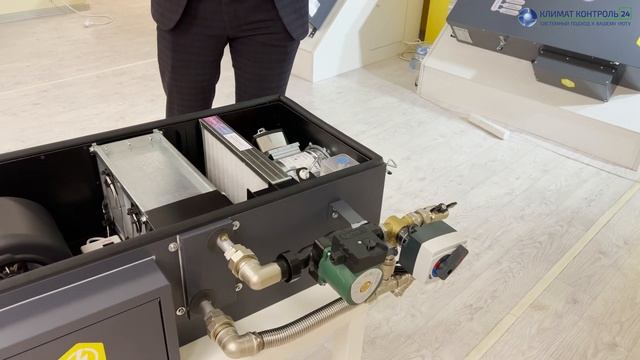 Обзор приточной установки с водяным нагревом Minibox W-650 с автоматикой Carel | Климат Контроль 24 смотреть онлайн