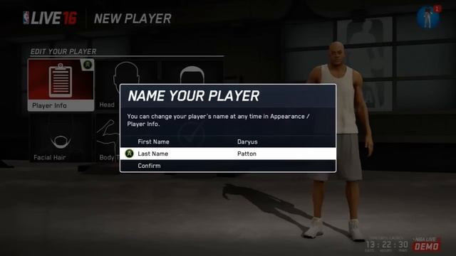 NBA LIVE 16 PLAYER CREATION!!! смотреть онлайн