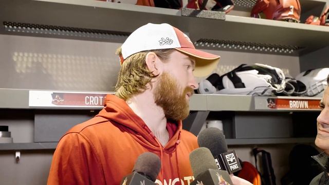 3/24/24 Crotty and Head Coach André Tourigny Speak to the Media Following Tonight's Game vs Dallas смотреть онлайн