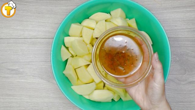 Картофель по-деревенски. Прекрасный гарнир. (Пошаговый рецепт.) смотреть онлайн