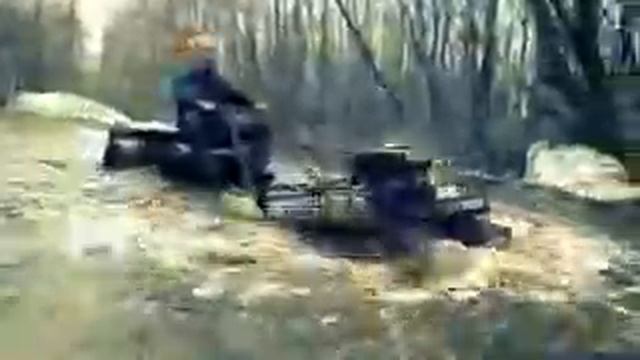 Тест драйв мотобуксировщикамини 6,5 л с по воде KOiRA смотреть онлайн