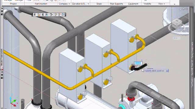 AutoCAD Plant 3D - Manifold Pipe Routing смотреть онлайн